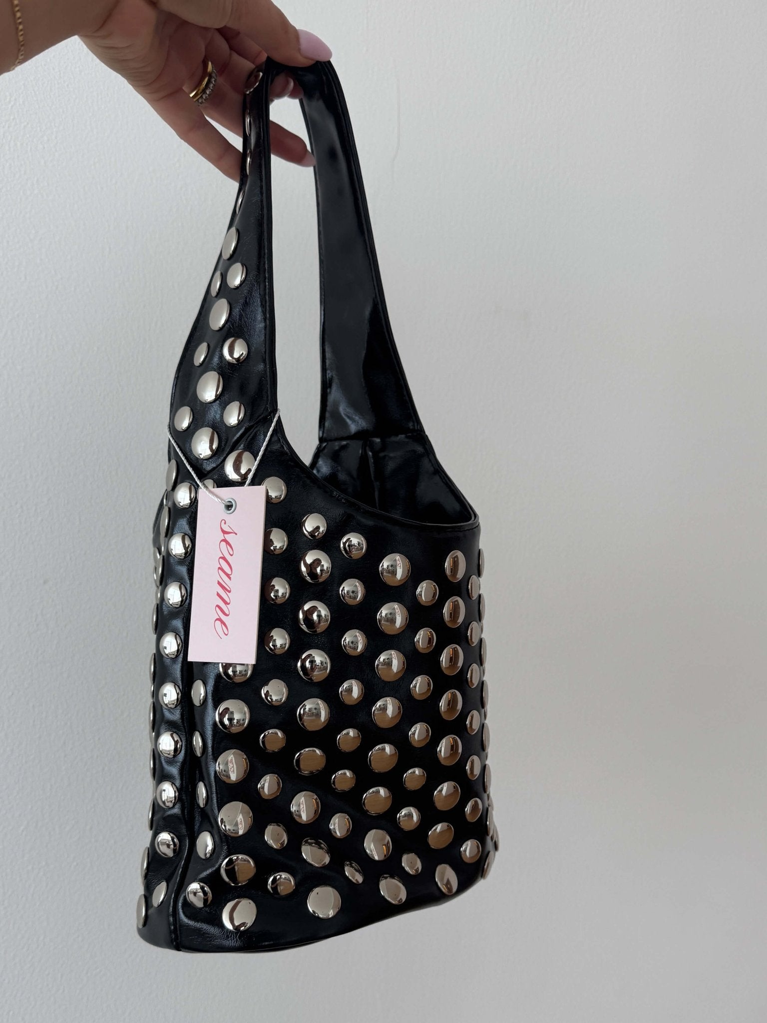 Selene Studded Bucket Bag