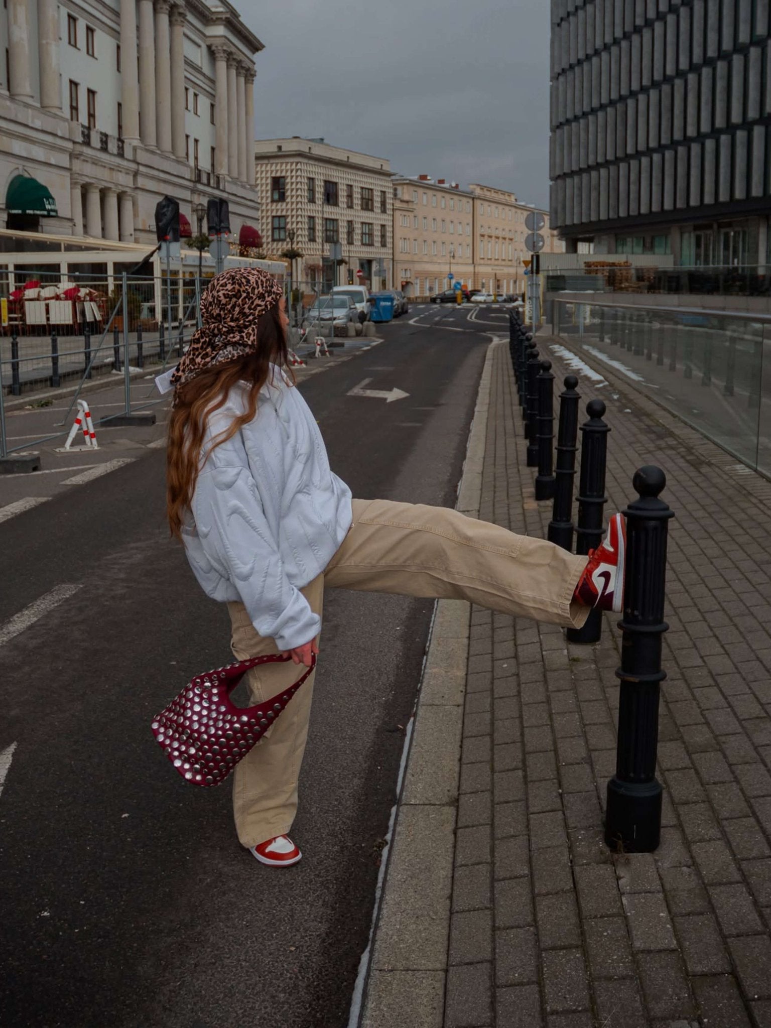Selene Studded Bucket Bag