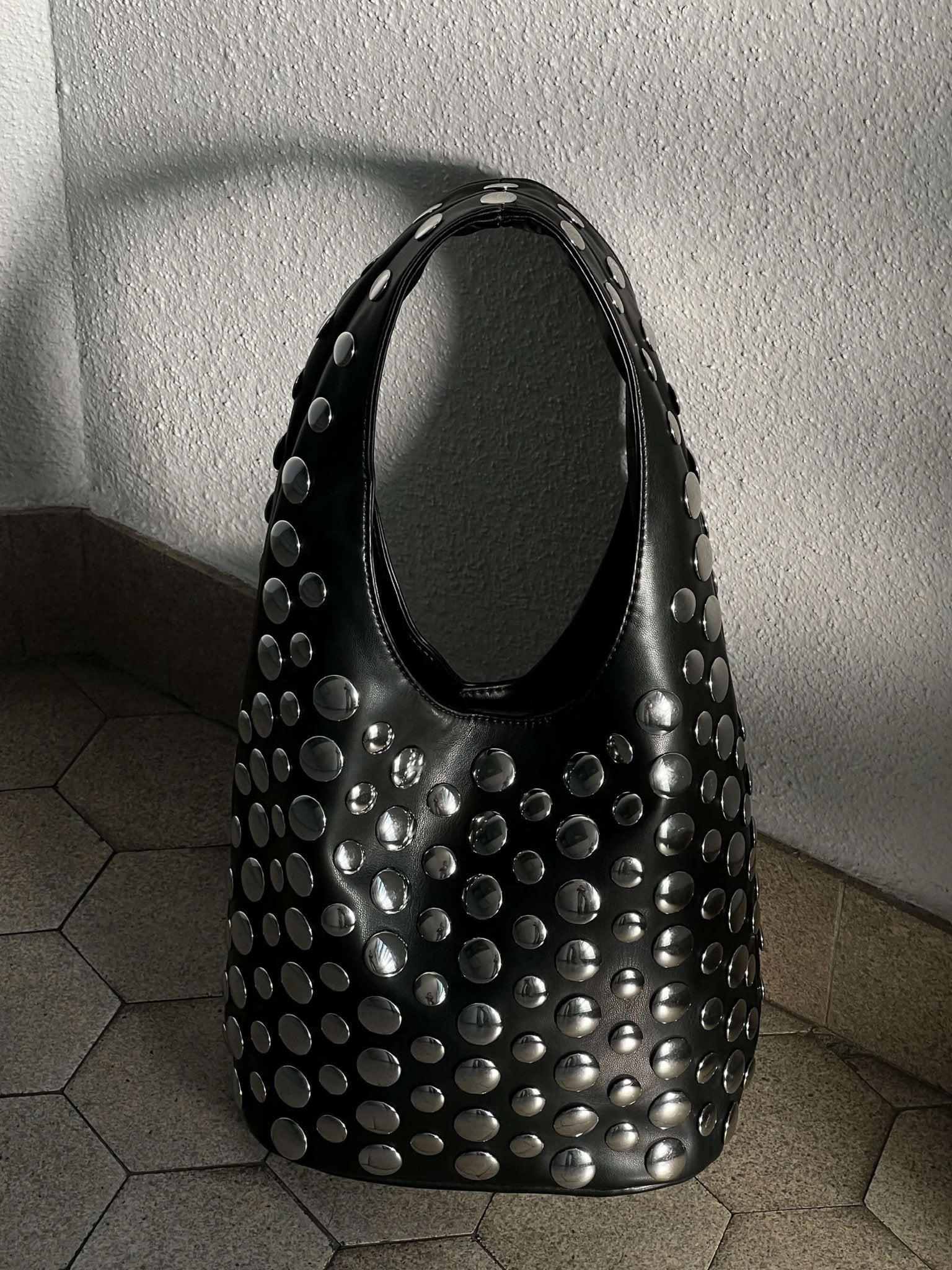 Selene Studded Bucket Bag