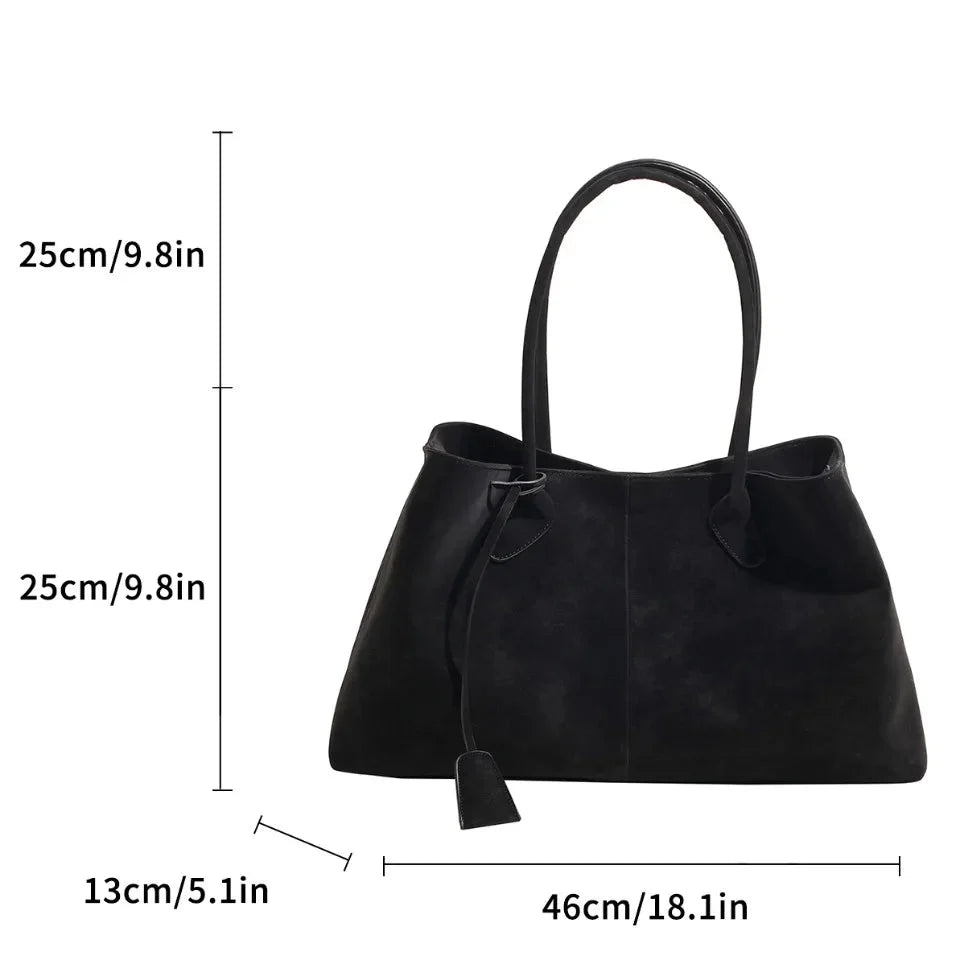 Liana Suede Handbag