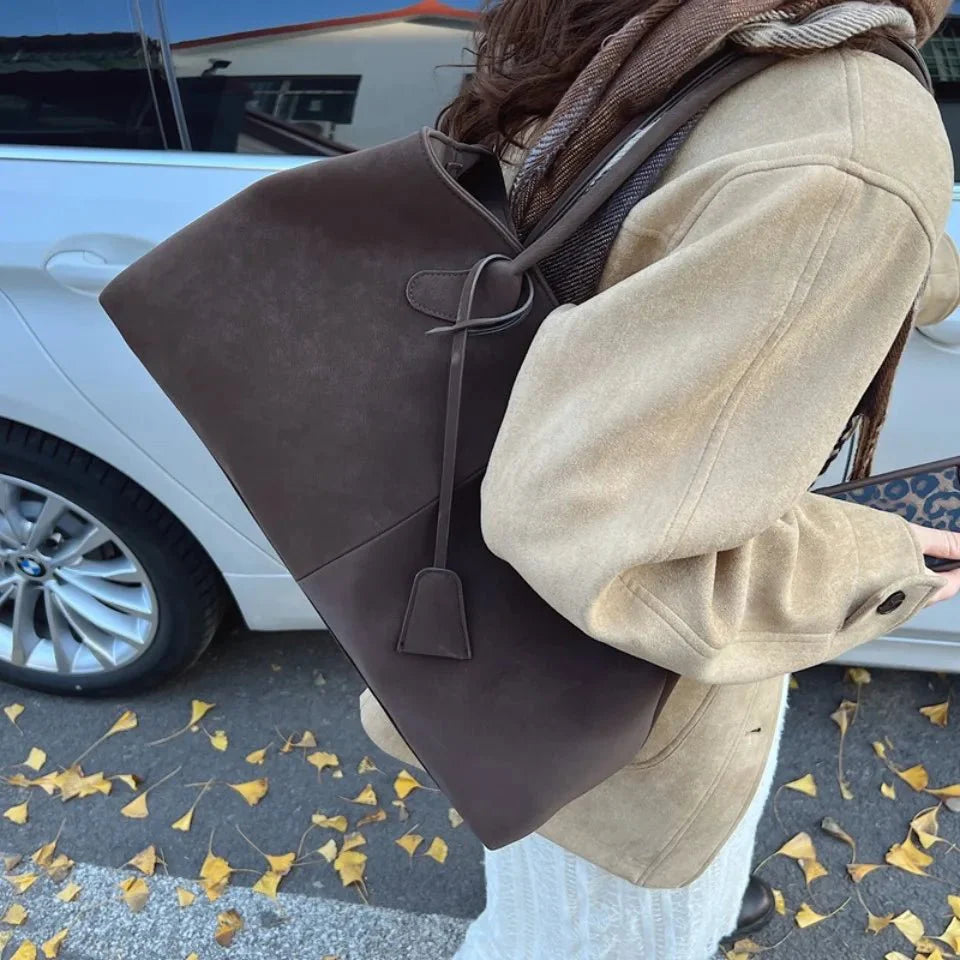 Liana Suede Handbag