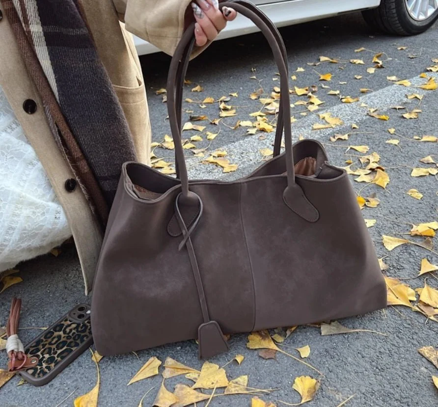 Liana Suede Handbag